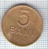 261 Moneda 5 BANI 1955 -starea care se vede -ceva mai buna decat scanarea