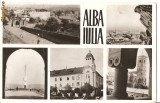 CPI (B801) ALBA IULIA, EDITURA MERIDIANE, CPCS, CIRCULATA, 1964, STAMPILE, Fotografie