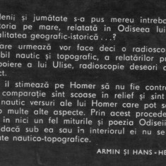 Armin si Hans-Helmut Wolf - Drumul lui Ulise