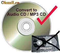 Transfer casete audio in format mp3 si Audio CD foto