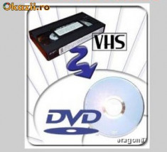 Transfer casete video VHS pe DVD foto