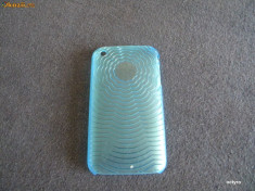 Carcasa iPhone 3G 3GS - MODEL DEOSEBIT BLUE - POZA REALA! foto