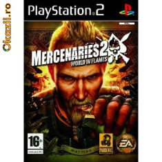 Mercenaries 2: World in Flames (PS2) SIGILAT (ALVio) + sute de alte jocuri PS2 ( VAND / SCHIMB ) foto
