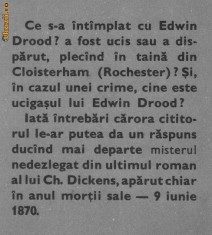 Charles Dickens- Misterul lui Edwin Drood
