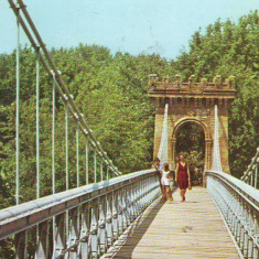S 10761 CRAIOVA Podul suspendat din Parcul Poporului CIRCULATA