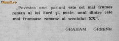 Ford Madox Ford - Povestea unei pasiuni