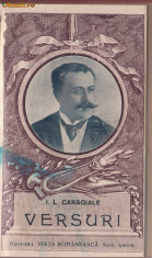 I.L.Caragiale / VERSURI (1922,editie B.Lazareanu) foto