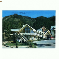 CP176-02 Poiana Brasov. Hotel Teleferic -circulata 1973