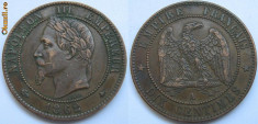 Franta 10 centimes 1862 A (2) foto