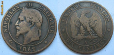 Franta 10 centimes 1862 A (1) foto