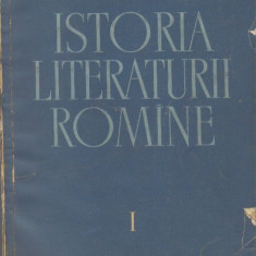 Istoria literaturii romane editata de academia RPR-RSR