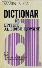 marin buca - dictionar de epitete ale limbii romane foto