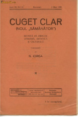 revista - CUGET CLAR (NOUL SAMANATOR) 2 MARTIE 1939 foto