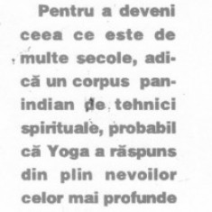 Mircea Eliade - Patanjali si yoga
