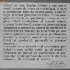 Stefan Airinei - Pamantul ca planeta
