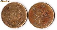 HONG-KONG 50 CENTS 1998 foto