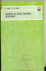 A. Leonte, G. Vraciu - Elemente de calcul matriceal cu.... foto