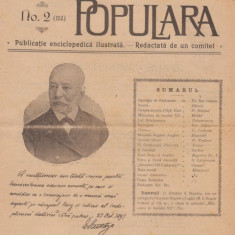Revista ilustrata Foaia Populara - 15 ianuarie 1901 (Bucuresti