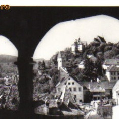 bnk cp sighisoara - vedere din turnul cu ceas - necirculata