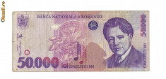 Romania 50 000 lei 1996 foto