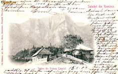 Romania,Poiana Tapului,carte postala UPU circulata 1902 foto