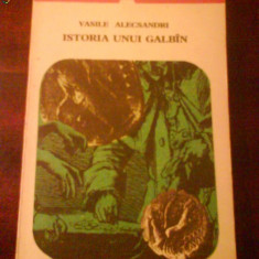 35 Vasile Alecsandri Istoria unui galbin