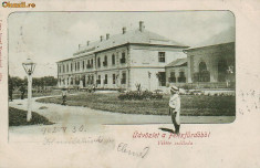 Ok-0322- Romania, Salutari Felix, c.p. circulata 1902: Hotel Viktor, animat foto
