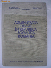 Dumitru Holt, s.a. - Administratia de stat in RSR foto