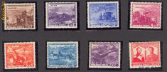 SERIE ROMANIA MICHEL NO. 782-789 , 1943, Centenarul artileriei foto