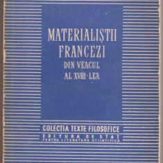 Materialistii francezi din secolul al XVIII-lea