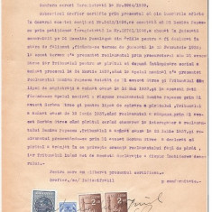 26 Document vechi fiscalizat -1939 -Braila - Certificat Nr.9289