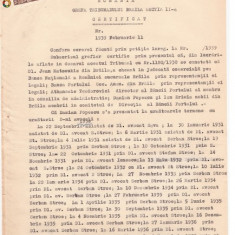 34 Document vechi fiscalizat -1939 -Braila -Certificat