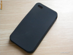 Husa Silicon Toc Iphone 4G 4 Black Edition!ANTISOC! foto
