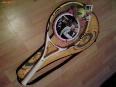 SET TENIS SELF TRAINER NOU (racheta husa minge cu elastic ) !!! foto