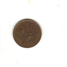 bnk mnd Africa de Sud 1 cent 1975 , pasari