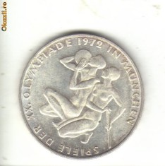 bnk mnd Germania RFG 10 marci 1972G , argint, km132,olimpiada