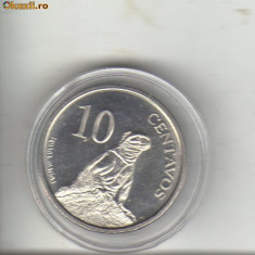 bnk mnd Galapagos 10 centavos 2008 unc , iguana