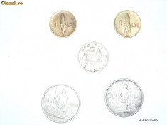 Lot monezi ( 2 bani 1900 , 2 x 50 bani 1955 , 2 x 1 leu 1940 ) foto