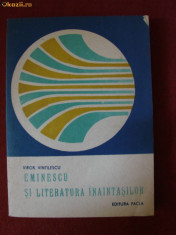 EMINESCU SI LITERATURA INAINTASILOR de V. VINTILESCU foto