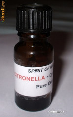 AROMATHERAPY - ULEI ESENTIAL PUR - CITRONELLA - 10ml foto