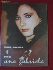 ANA GABRIELA - REVISTA DE MODA NR. 1/1990 foto