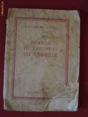 MODELE DE TRICOTAT CU ANDRELE foto