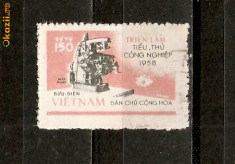 Timbre Viet Nam 1958 oblit. foto