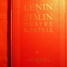 V.I.LENIN si I.V.STALIN -Texte referitoare la ROMANIA- 1954