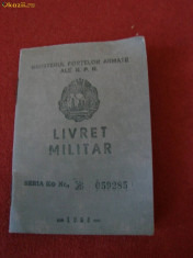 LIVRET MILITAR 1959 foto