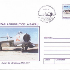 Plic avion militar MiG-17F,fost in dotarea aviatiei romane