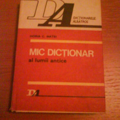 1293 Horia C.Matei-Mic dictionar al lumii antice