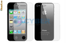 Folie protectie Iphone 4S 4 4G FATA+SPATE!FULL BODY!ANTIZGARIETURI! foto