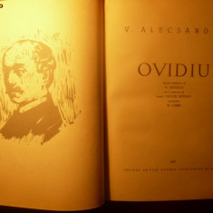 VASILE ALECSANDRI - OVIDIU - Editie de Lux - 1957