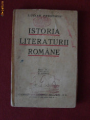 ISTORIA LITERATURII ROMANE de LUCIAN PREDESCU 1944 foto